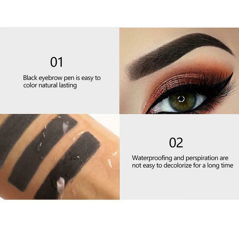 Карандаш для бровей водостойкий с кисточкой 1 шт.|Средства роста бровей| |