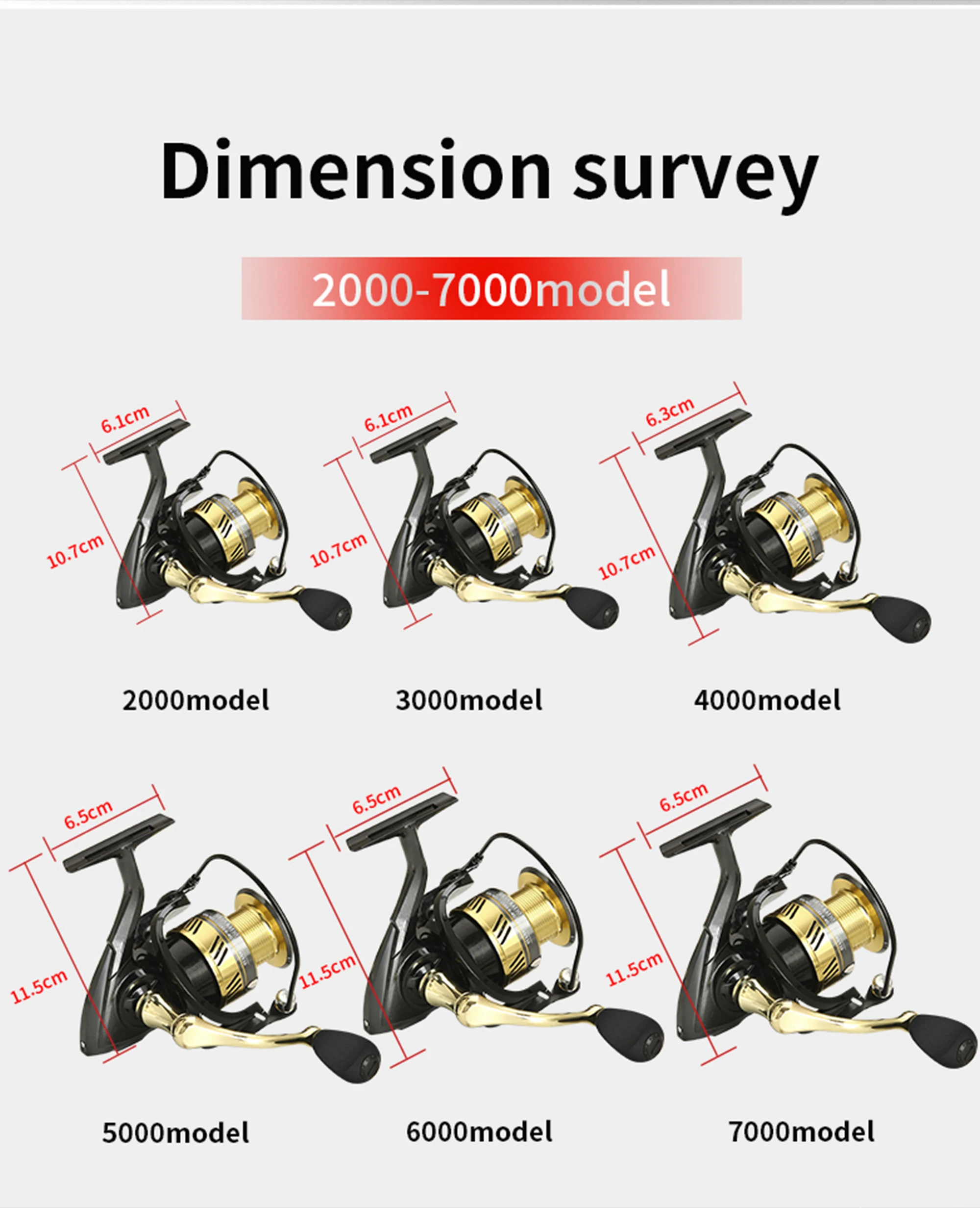 Рыболовная катушка для спиннинга серии 2000-7000 металлическая используется морской