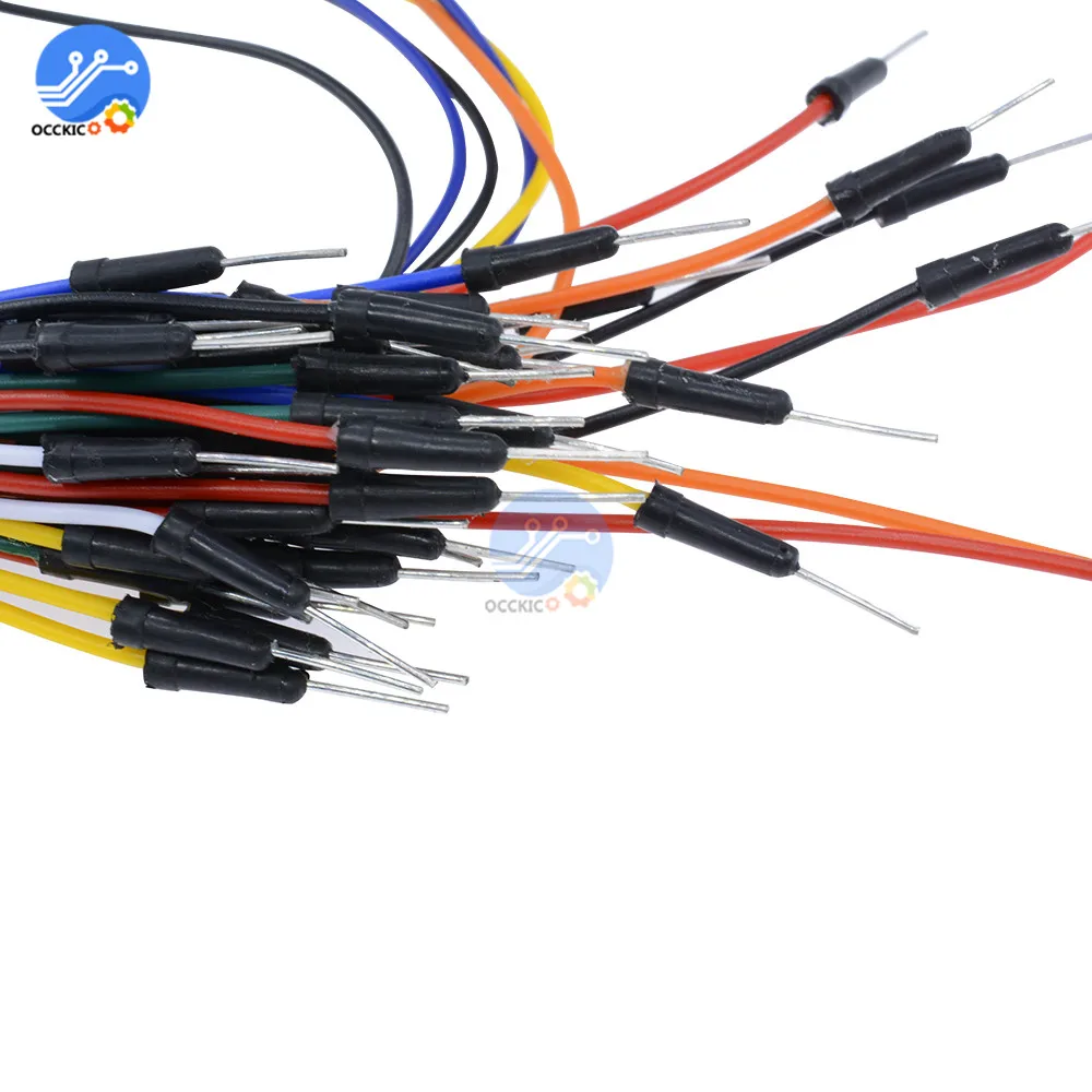 65 шт. макетные соединительные кабели для Arduino Jump код провода комплект хлеба пластины линии