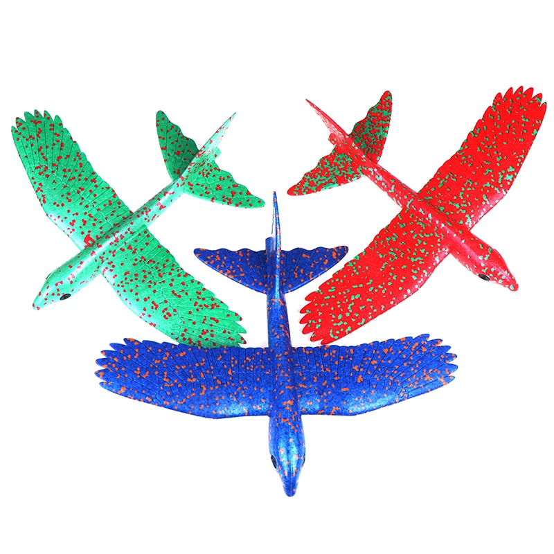 DIY ручной бросок Летающий планер игрушки-самолеты для детей пенопластовая модель