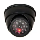 Пустышка купола поддельные камеры Поддельные IP безопасности Vedio с мигающий светодиодный светильник домашний магазин безопасности CCTV видео наблюдения аксессуары
