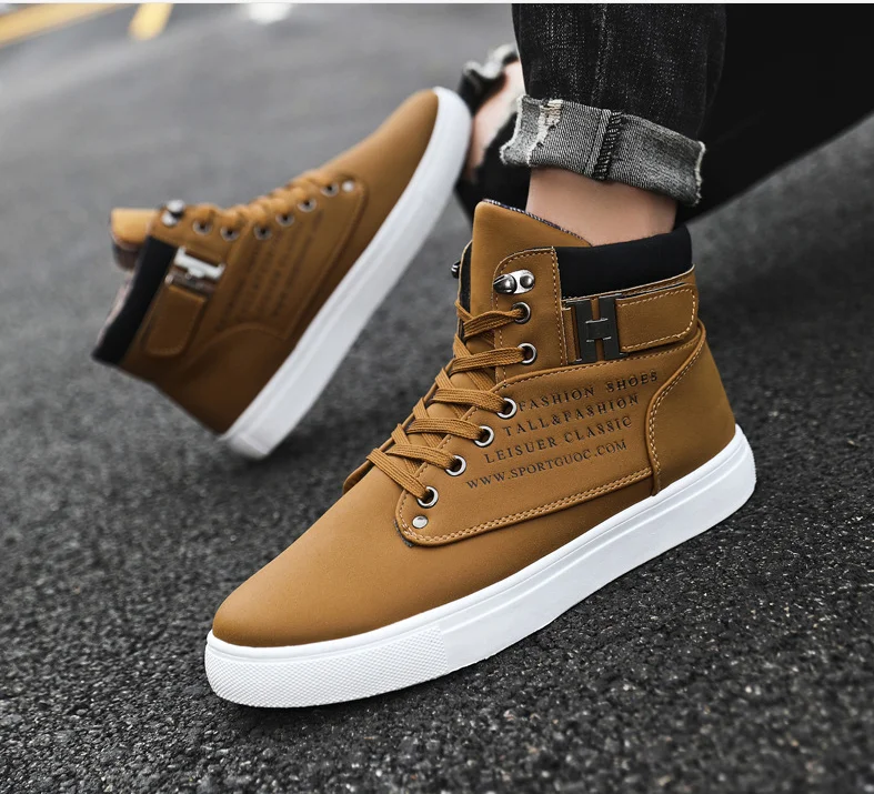 

Ankle Boots Warm Men Snow Boots Winter Lace-up Men Shoes Pop Pop Arrival Vogue Flock Plush Winter Boots Men Pop Pop