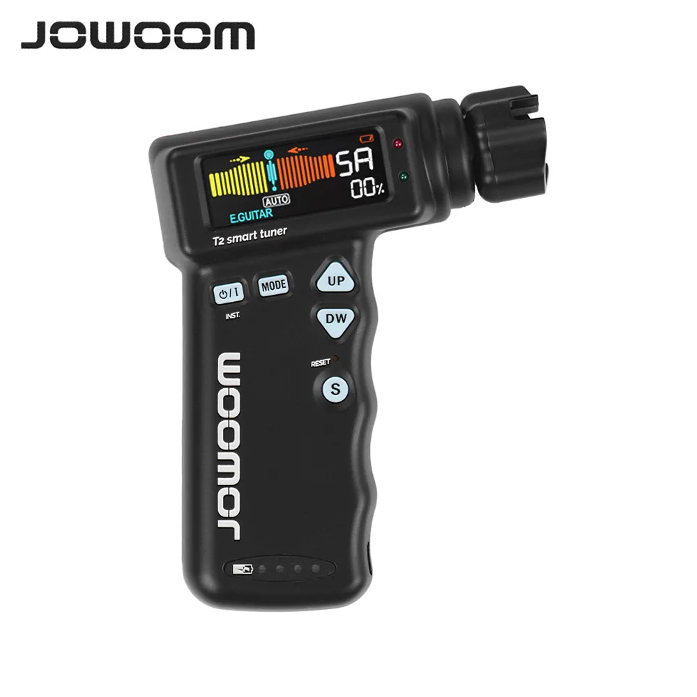 

Многофункциональный Умный гитарный тюнер JOWOOM T2, устройство для намотки струн для гитары, укулеле, Хроматическая Настройка, встроенная лити...