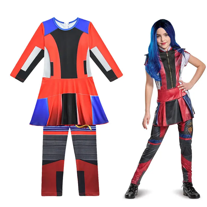 Изображением героев фильма наследники 3 Иви Косплей Костюм для подростков