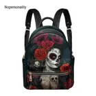 Модный женский рюкзак Nopersonality, готический женский рюкзак высокого качества из мягкой искусственной кожи, повседневная сумка для девочек-подростков, сумки через плечо