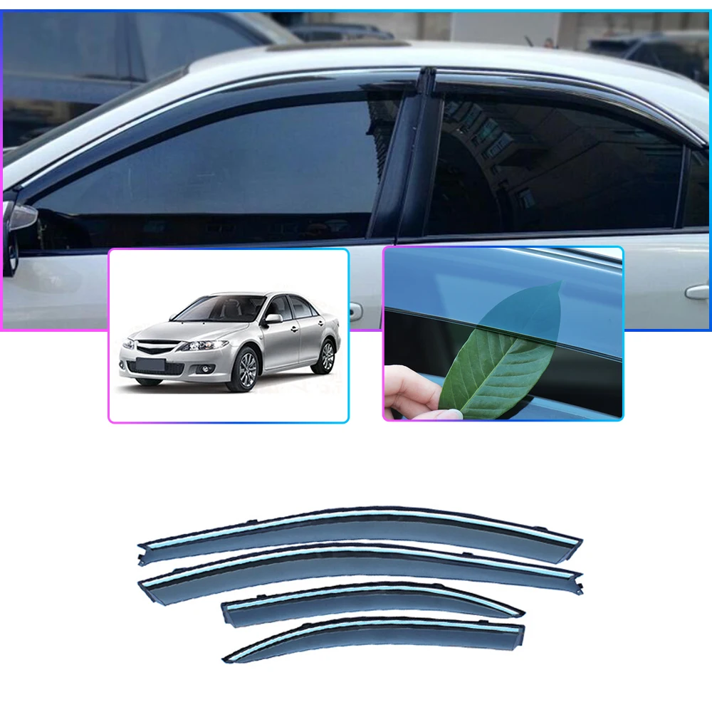 4 шт. автомобильный Стайлинг дым окно солнцезащитный дождь козырек дефлекторы