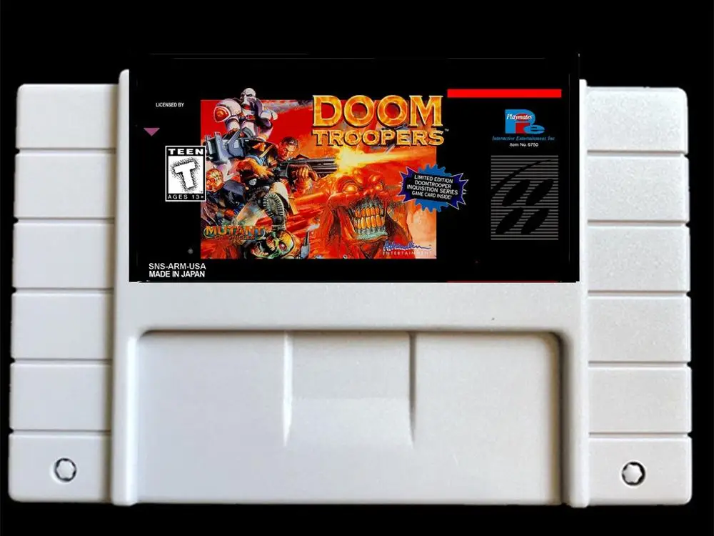 Doom troppers-NTSC Версия 46 контактов Видеоигры карта NTSC для ретро видеоигр консоли! |