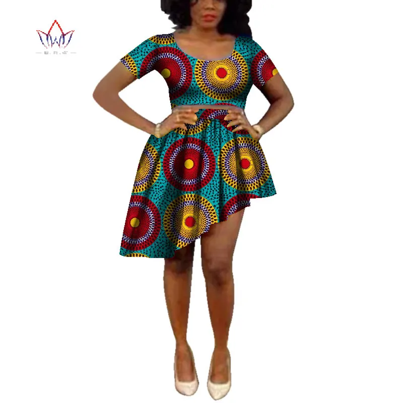 Африканская женская одежда Дашики базин богатый Модный повседневный кроп-топ и