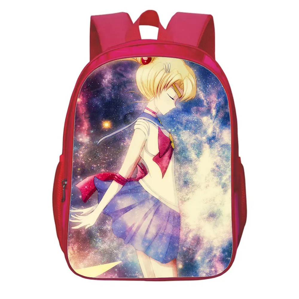 

Sailor Moon Backpack Teenage School Bags Girls Boys Kids Cute Backpack Rugzak Plecak Pink Travel Bag Pack