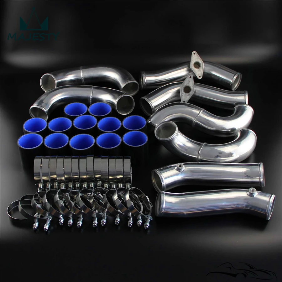 Гоночный турбо интеркулер Трубопроводный комплект подходит для N * issan GT-R R35 V R38DET