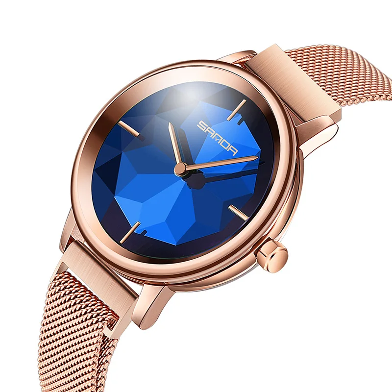 

Роскошные наручные часы PANARS для женщин, дамские Дизайнерские наручные кварцевые часы премиум-класса с металлическим ремешком, часы с отраж...
