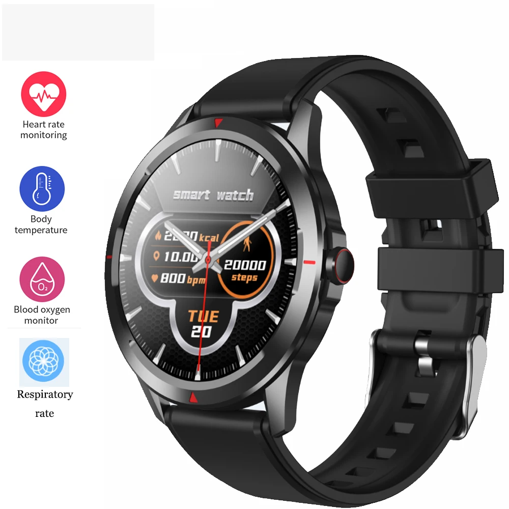 

HELLO Q29 Smart Watch 360*360 Pixel Full Touch HD Screen Waterproof Fitness Watches Heart Rate Blood Pressure Oxygen Sport Watch