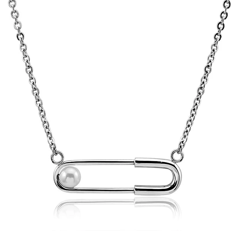 Женский чокер из нержавеющей стали ожерелье серебристого цвета с