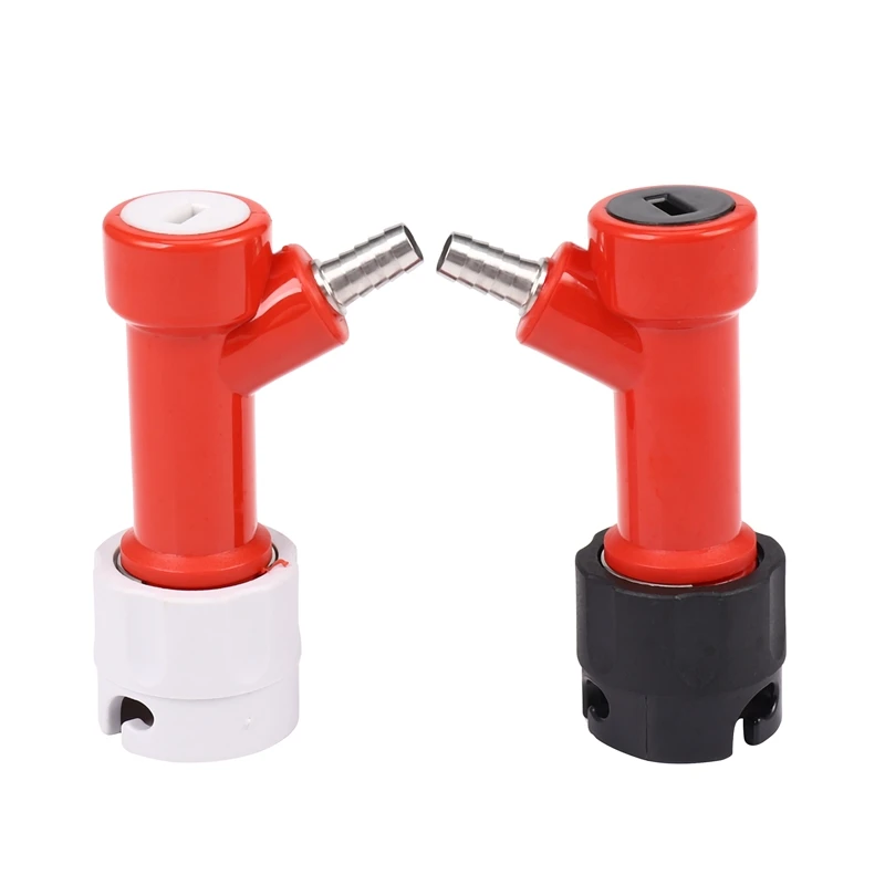 

2PCS 1/4 Tall Pin Lock Corny Keg Home Brewing Connector Coupler Set Home Brew Beer Kegs Dispenser