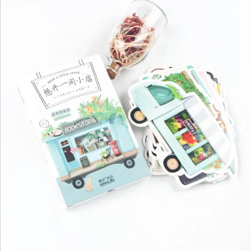 30 шт./лот я хочу открыть открытки магазина милая поздравительная открытка