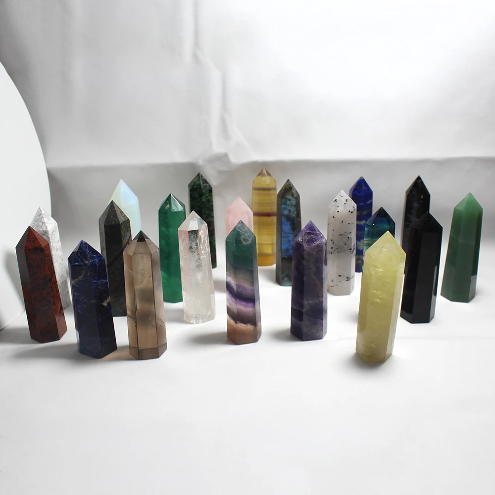 Каменная башня Wicca 85 90 мм исцеляющий кристалл шестигранный натуральный минерал
