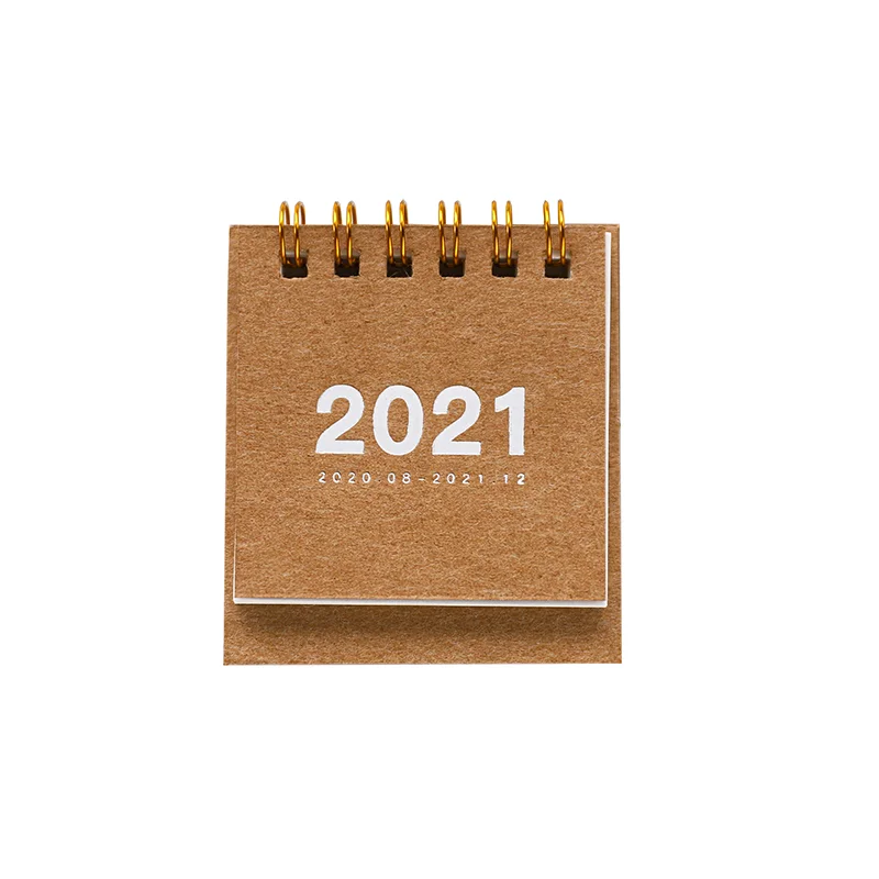 

Mini Desk Calendar 2020 2021 Creative Desktop Ornaments Portable Work Note Calendar New Year Plan Schedule Back To School