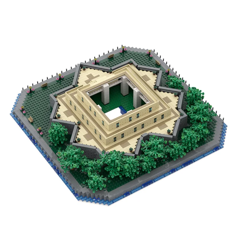 

Buildmoc New Statue of Liberty Base Christmas Decoration Ornaments Collection Building Blocks Toys Children Gifts 2677Pcs