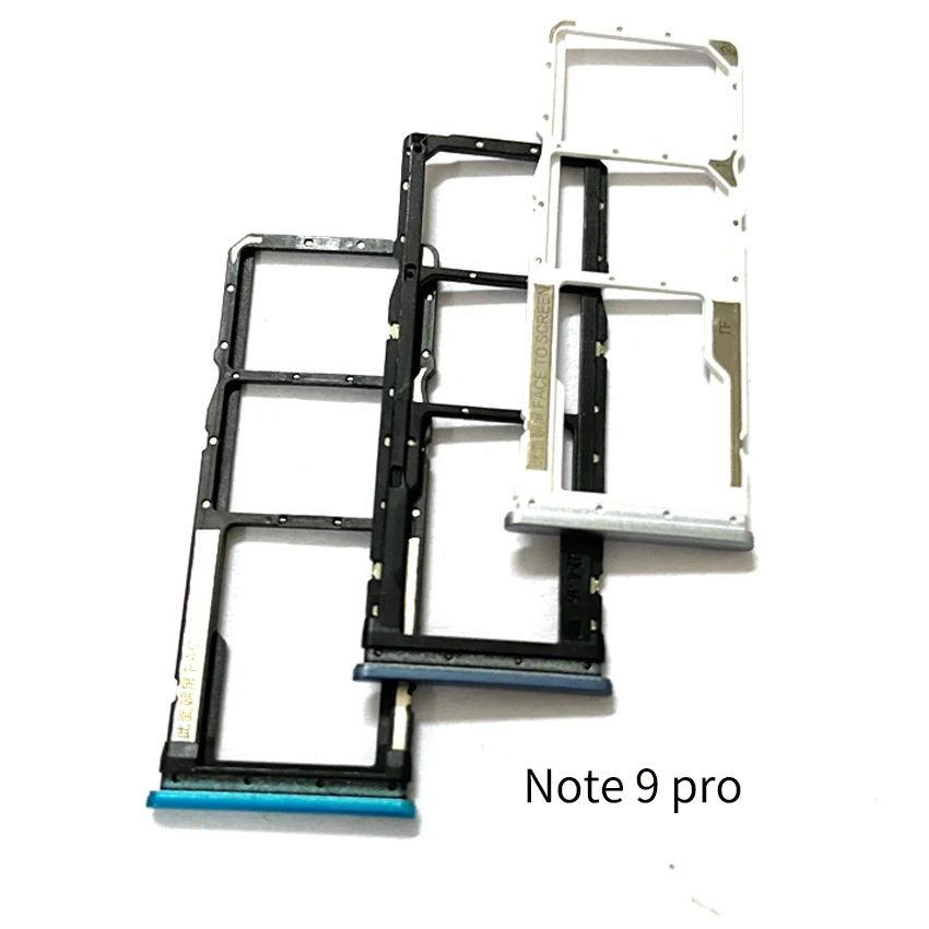 

Sim Tray Holder For Xiaomi Redmi Note 9 pro Note9 Note 9S Global Version SIM Card Tray Slot Holder Adapter Socket