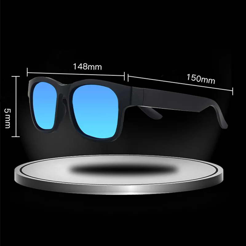 저렴한 블루투스 5.0 헤드셋 야외 멀티 컬러 선글라스 스포츠 헤드폰 휴대 전화 무선 이어폰 통화 음악 Binaural 안경