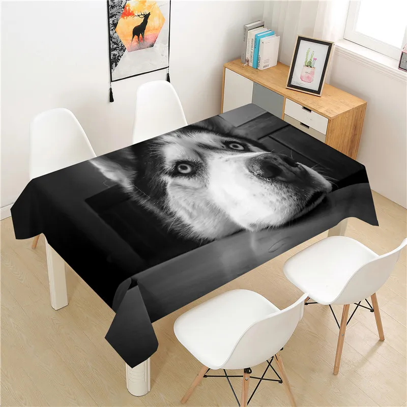 

Golden Hair Tablecloth polyester Hotel Picnic Table Rectangular Table Covers Home Dining Tea Table Decoration