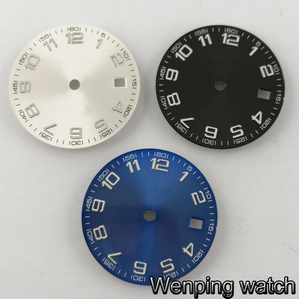 

Bliger 29.2mm sterile black blue silver watch dial fit ETA 2824 2836 Miyota 8205 8215 821A Mingzhu DG 2813 3804 movement