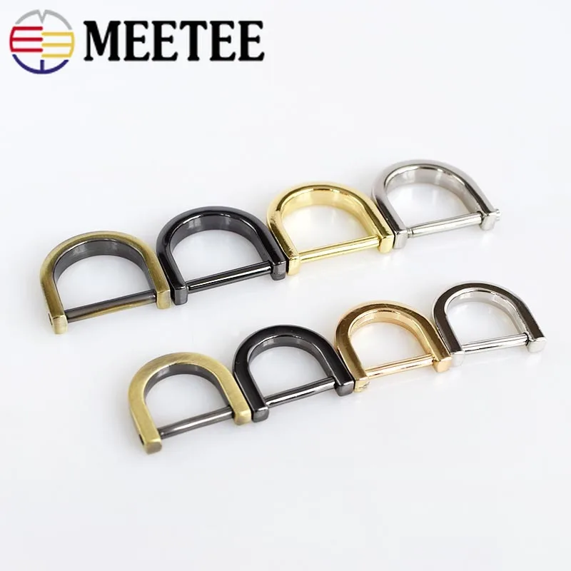 4 шт./10 шт. Meetee 1 5/2 см металлический ремень для сумки с О образным кольцом и