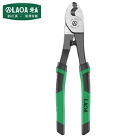 laoa multifunctional cable cutter wire stripper cr v power cutting tool 10 inch cable cutter