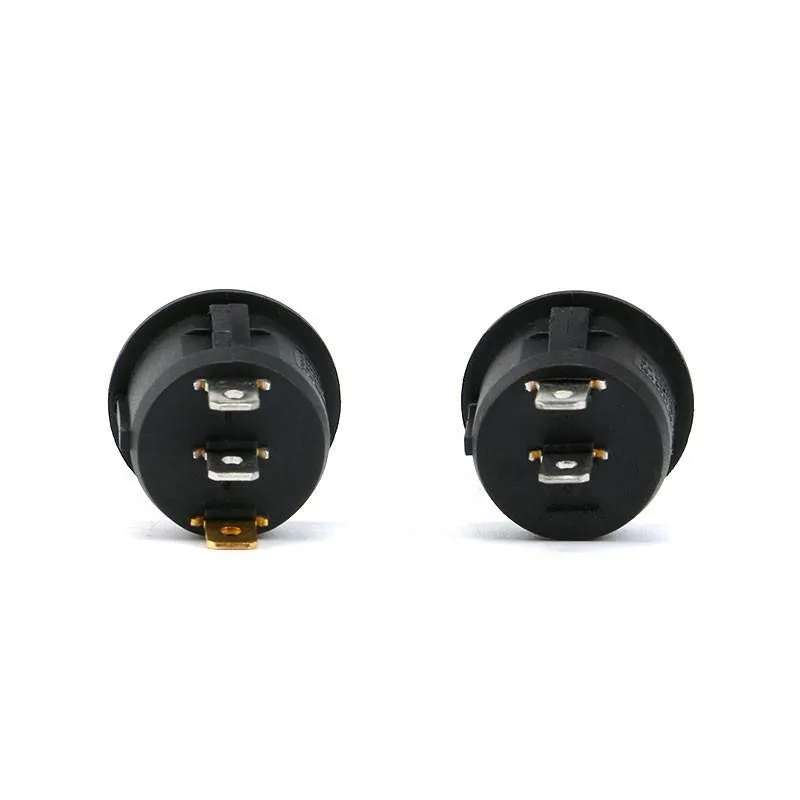 Вкл/Выкл круглый Кулисный переключатель переменного тока 6А/250В 10А/125В ВКЛ-ВЫКЛ