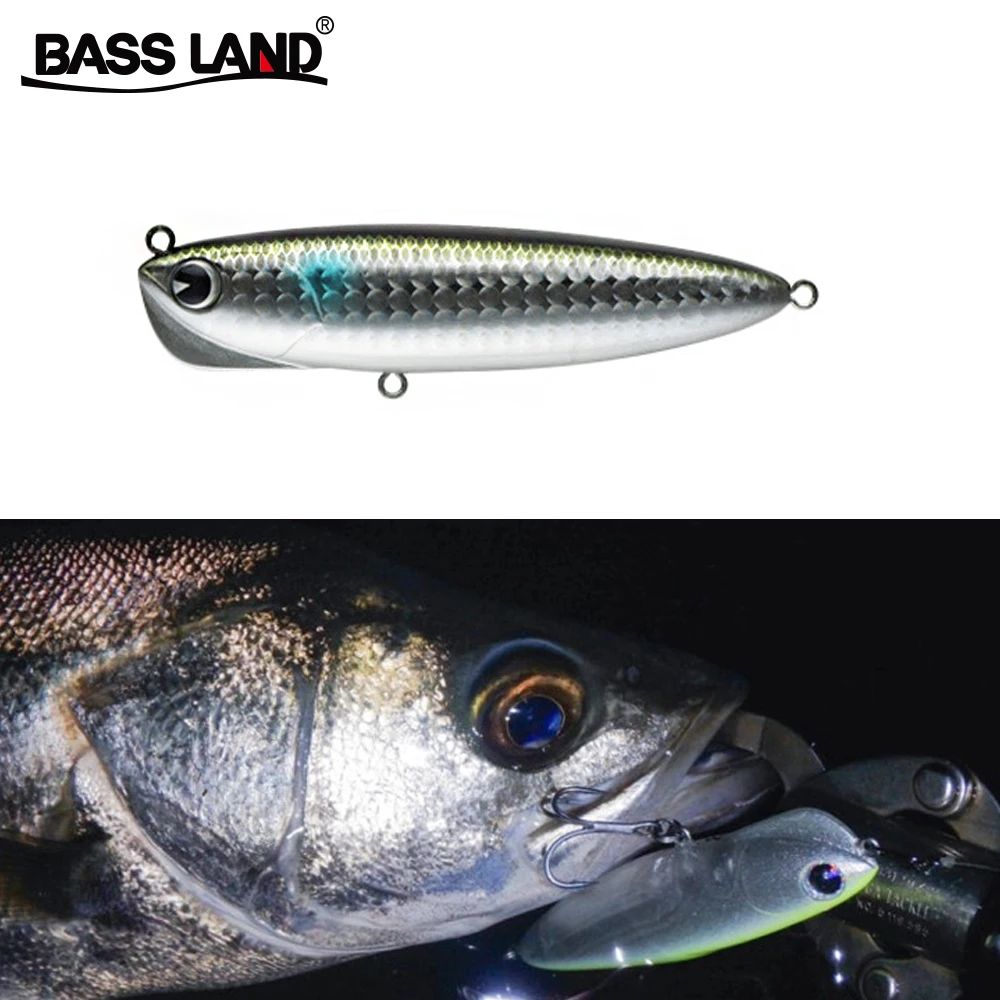 Bassland японская жесткая приманка для рыбалки карандаш медленное погружение