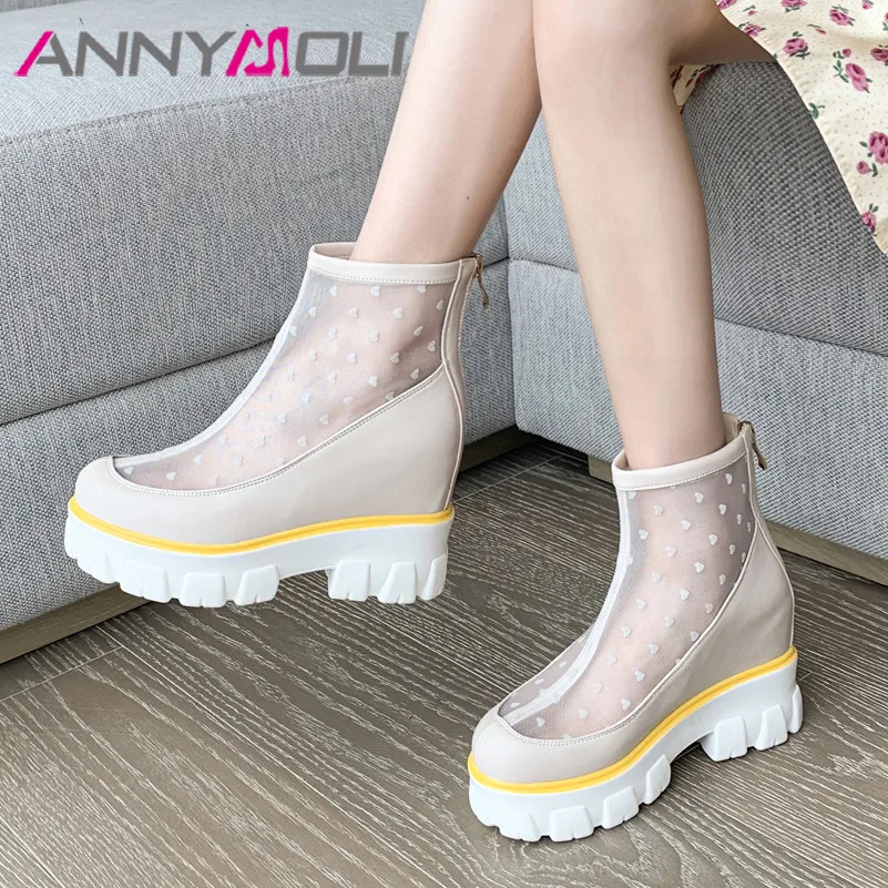 Ботильоны женские на платформе и высоком каблуке розовые 43 цвета | Обувь