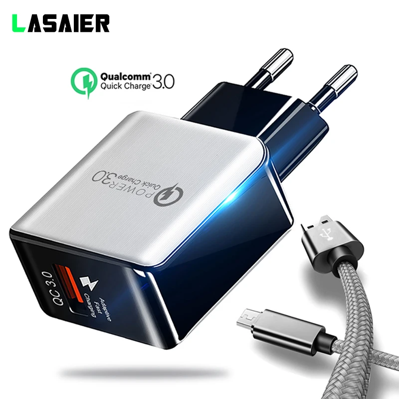 18 Вт Быстрая зарядка 3 0 USB зарядное устройство QC3.0 быстрое портативный телефонный
