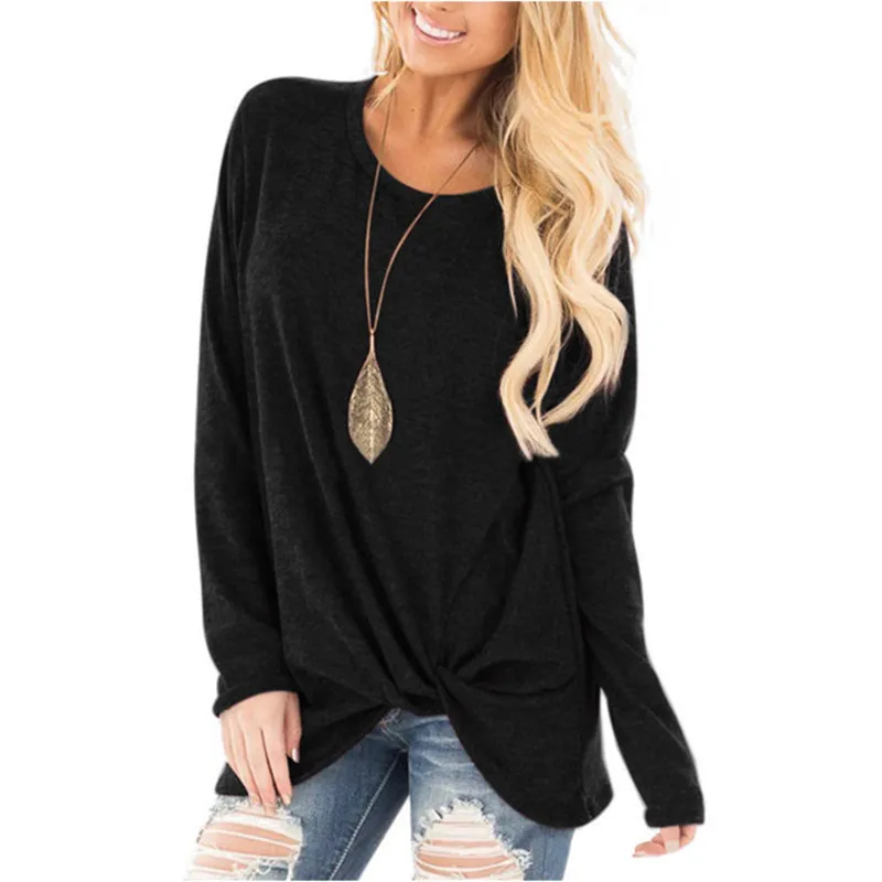 

Women's Long Sleeve T-shirt Autumn and Winter New Kink Top
