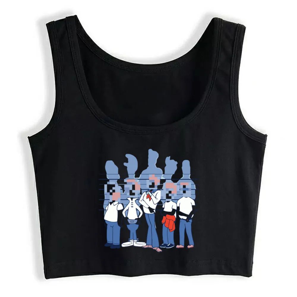 

Crop Top Women Fashion Offenders Harajuku Tank Top Women Cotton Women Clothes