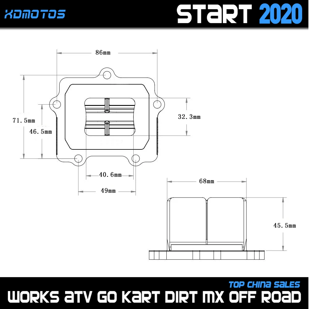 

1 Pcs Motorcycle Reed Valve For Su.zuki RM 250 RM250 1996-1997 2003-2008 Moto Parts Reed Valve System For V-Force 3