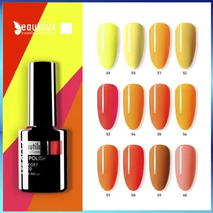 Гель-лак для ногтей, неоновый, желтый, оранжевый, 10 мл, 1 шт.