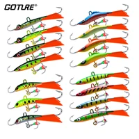 goture 2021 new style ice fishing lure balancers professional winter jig wobblers 5 type to choose bait for trout bass pike carp