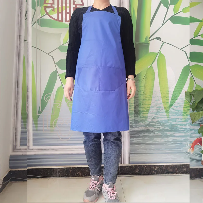 

2021 spring and autumn new apron Kitchen Apron oil proof and antifouling
