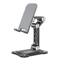 ergonomic design free rotation powder metallurgy antiskid metal telescopic stand for 4 7 13 inch for ipad and tablet