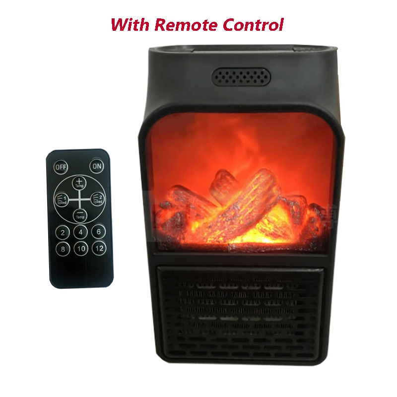 With Remote Control 900 Вт портативный ручной нагреватель с плагином, настенный цифровой плагин, Электрический тепловентилятор, теплый воздуходувка, электрический радиатор для дома - Цвет: With Remote Control