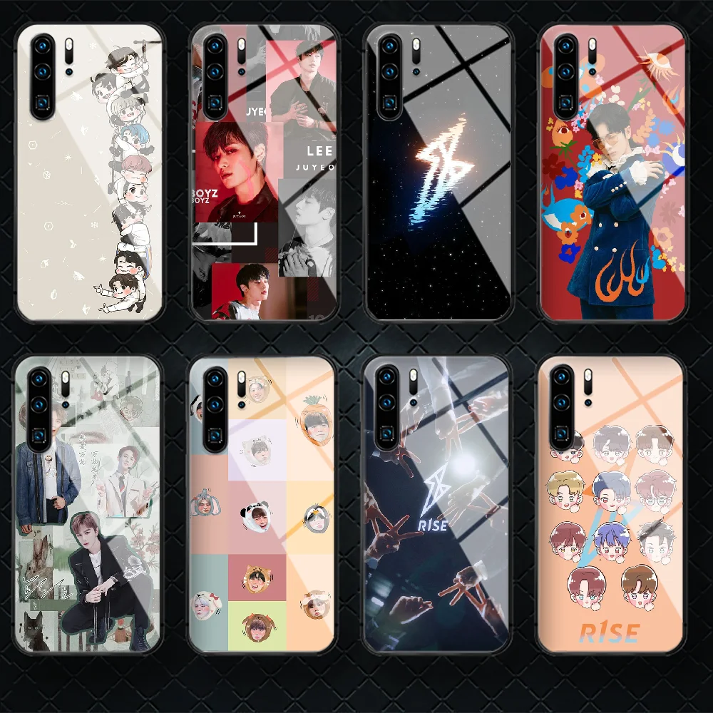 

KPOP R1se Tempered Glass Phone Case Cover For Huawei Honor Mate P 7 8 9 10 20 30 40 A X I Pro Lite Smart 2019 Prime Hot Back