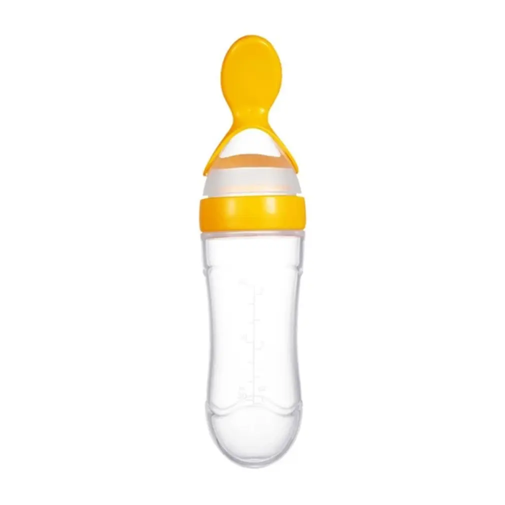 

Baby Rice Paste Bottle Baby Silicone Milk Bottle Feeding Spoon For Baby Silicone Squeeze Rice Paste Bottle