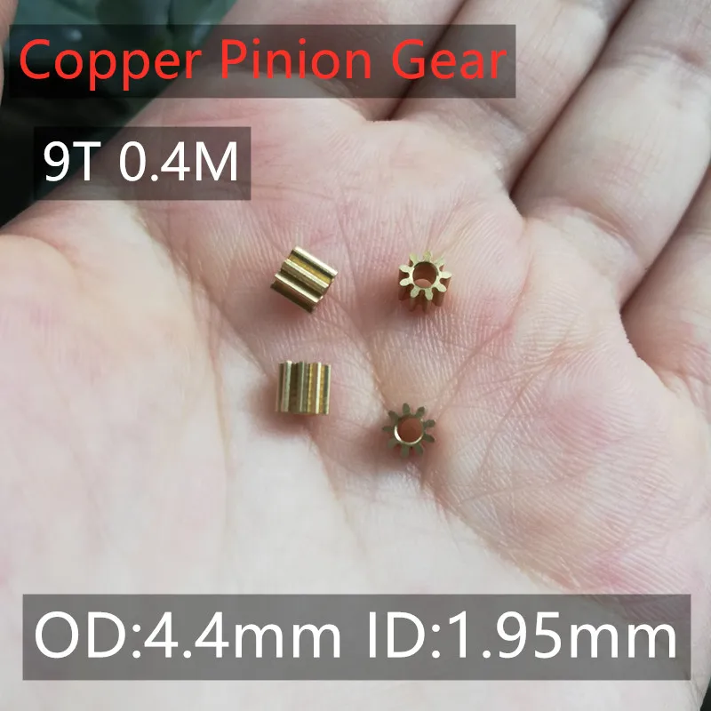 Free Shipping 91A 92A 91.5A 0.4M Copper Pinion Gear 9 Teeth 2mm 1.5mm 1mm Shaft Metal Gears Motor Parts Accessory 4pcs/lot
Free Shipping 91A 92A 91.5A 0.4M Copper Pinion Gear 9 Teeth 2mm 1.5mm 1mm Shaft Metal Gears Motor Parts Accessory 4pcs/lot