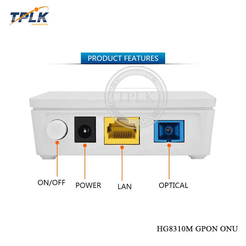 5 шт. оригинальный HW HG8310M C + GPON ONU/ONT маршрутизатор с 1GE портом терминал английская