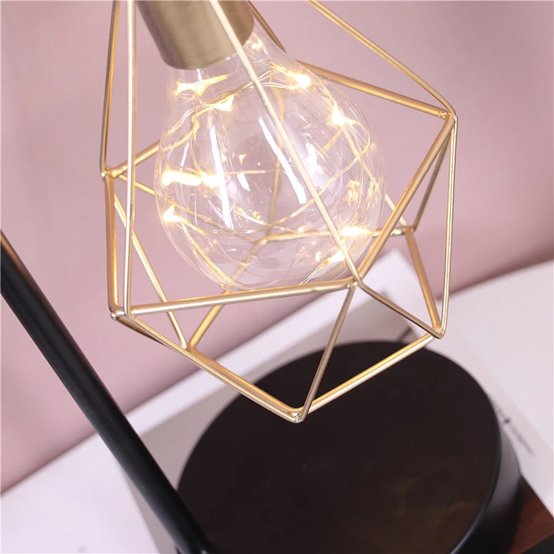 Креативные USB лампы поделки скандинавский подсвечник из кованого железа женское