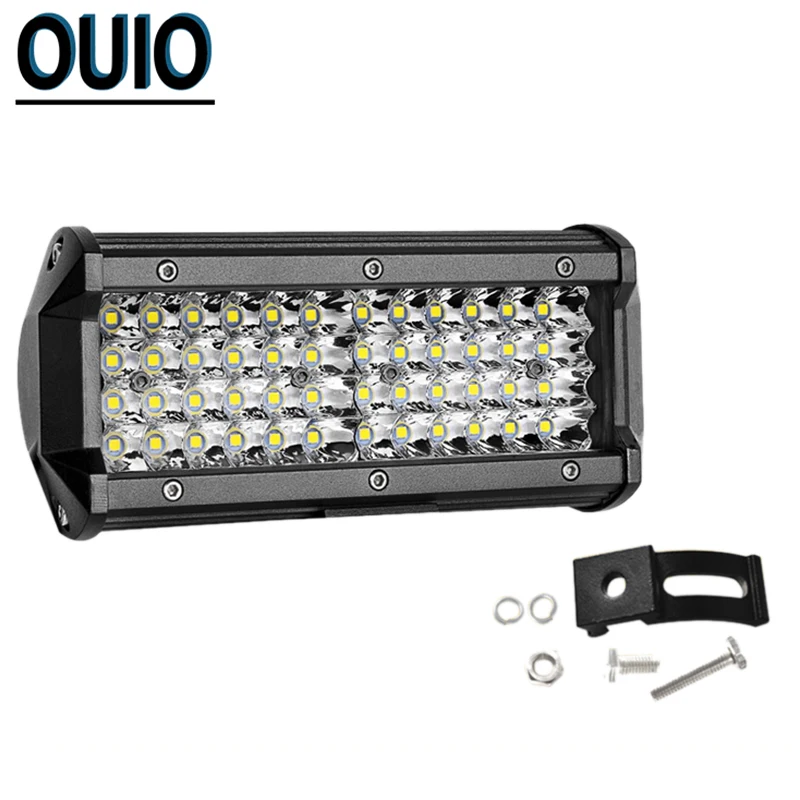 40 светодиодный рабочий светильник Бар Offroad 7 дюймов 144 Вт вождения для автомобилей