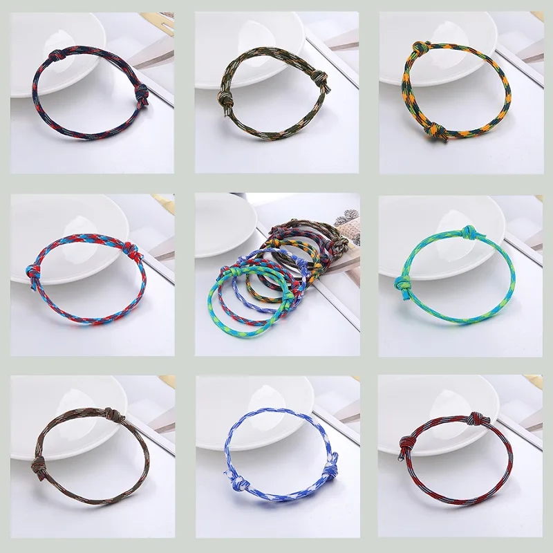 Разноцветный нейлоновый браслет LIKGREAT для мужчин и женщин летние пляжные