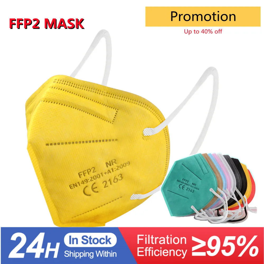 

Многоцветная маска ffp2для взрослых ffp2 Mascarillas FPP2 Mascarilla FFP2 KN95