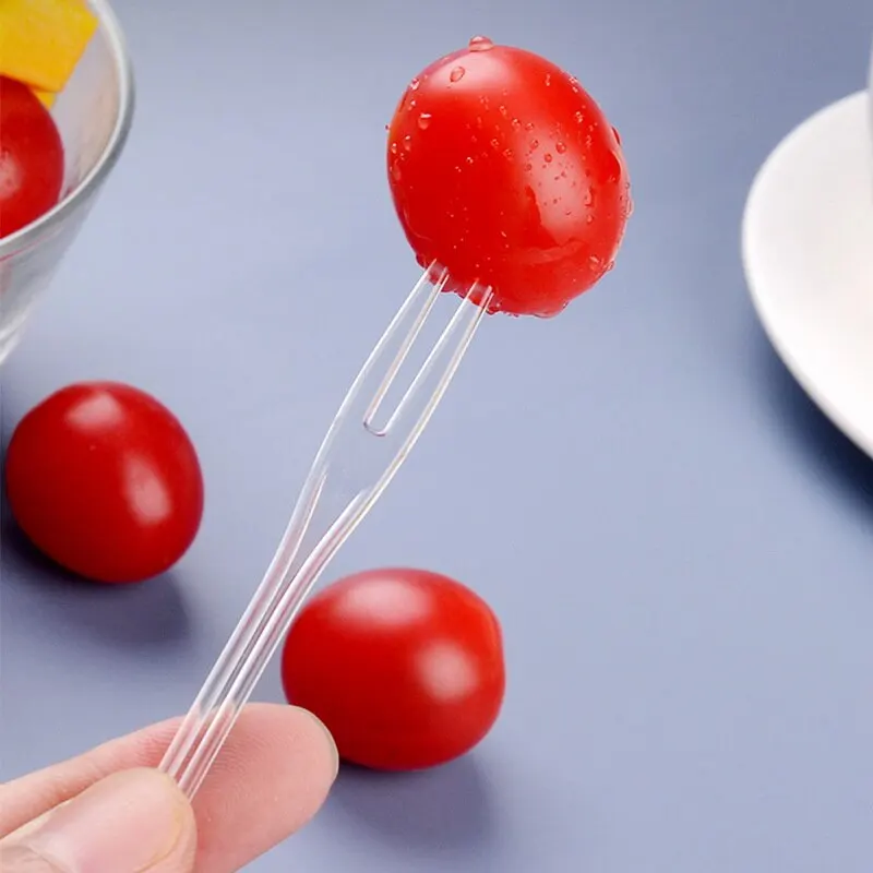 30/50/100 шт одноразовые вилки для фруктов свадьбы вечеринки дня рождения фруктового