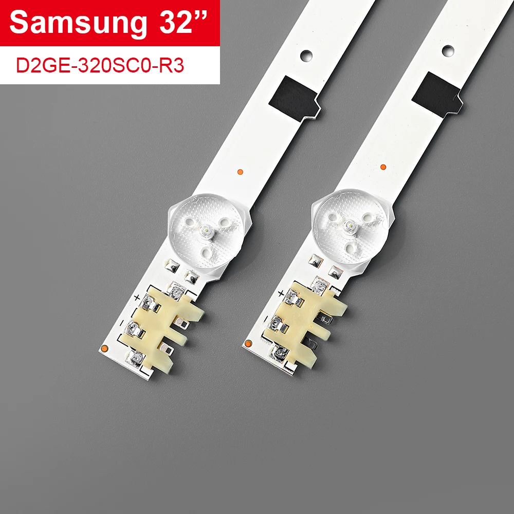 Светодиодная лента для подсветки samsung 2013SVS32H Ue32f5000 D2GE-320SCO-R3 650 мм D2GE-320SC1-R0 655 UA32F4088AR
